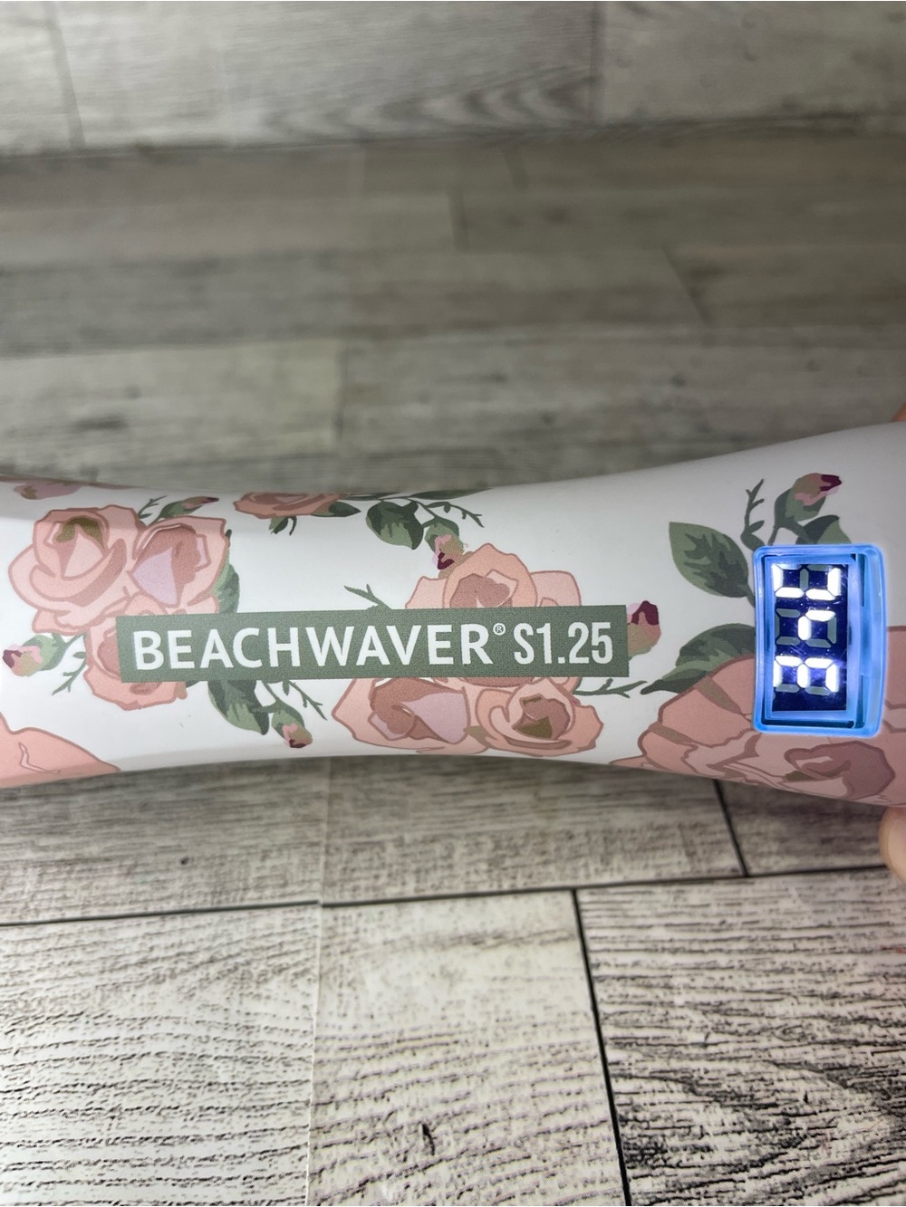 The Beachwaver Co. Pink Floral Curling Iron - Picture 3 of 8